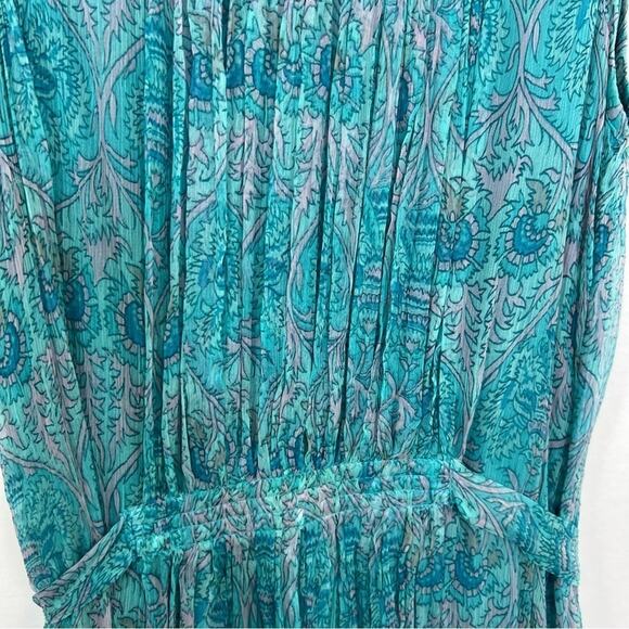 Label By Ritu Kumar Turquoise Sleeveless Dress Size 2 NWT - Picture 5 of 14